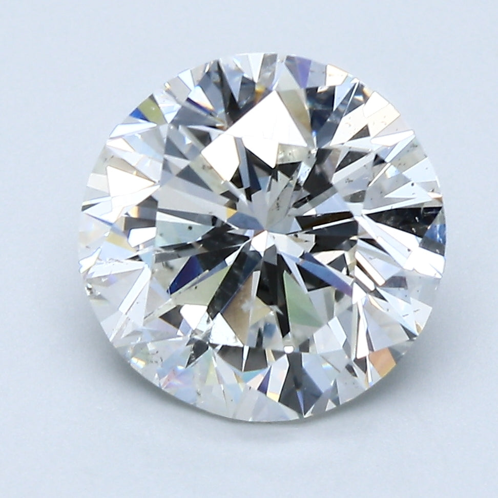 4.01ct Round H SI2 Natural Diamond