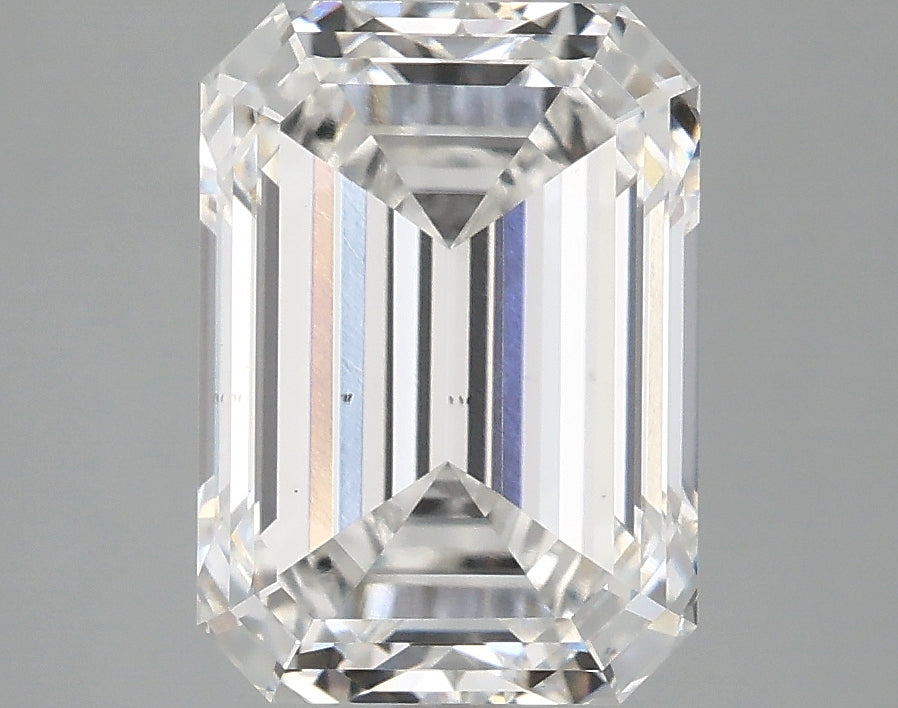 3.88ct Emerald F VS2 Lab Grown Diamond
