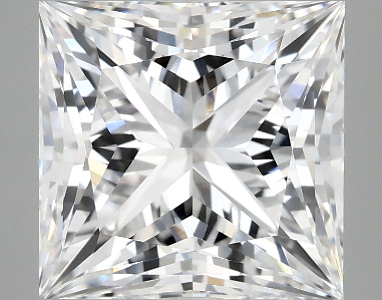 4.09ct Princess D VVS2 Lab Grown Diamond