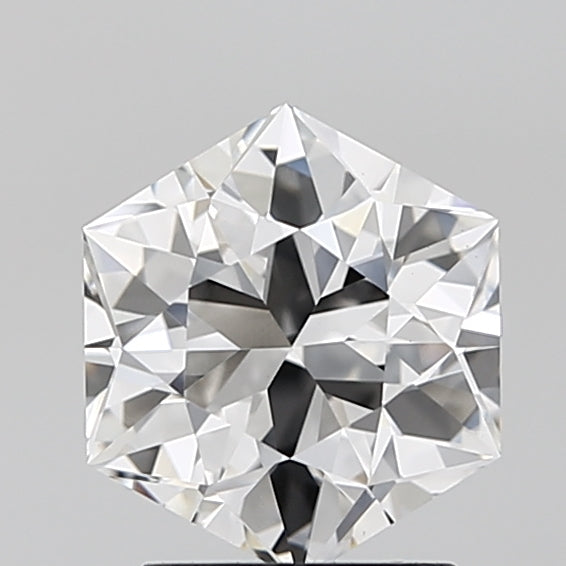 2.17ct Hexagonal E VVS2 Lab Grown Diamond