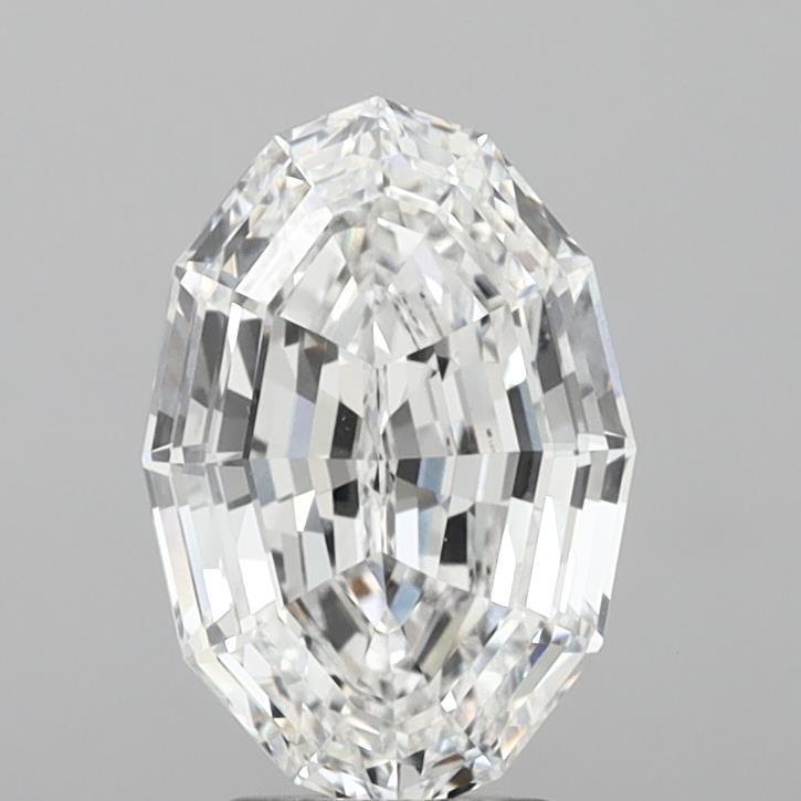 5.02ct Step Oval E VVS2 Lab Grown Diamond
