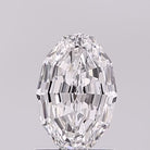 3.08ct Oval Step Cut F VVS2 Lab Grown Diamond