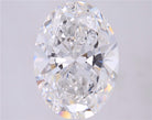 1.11ct Oval D VVS2 Lab Grown Diamond