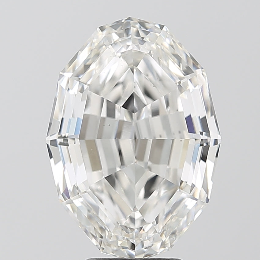 6.22ct Oval Step Cut F VS1 Lab Grown Diamond