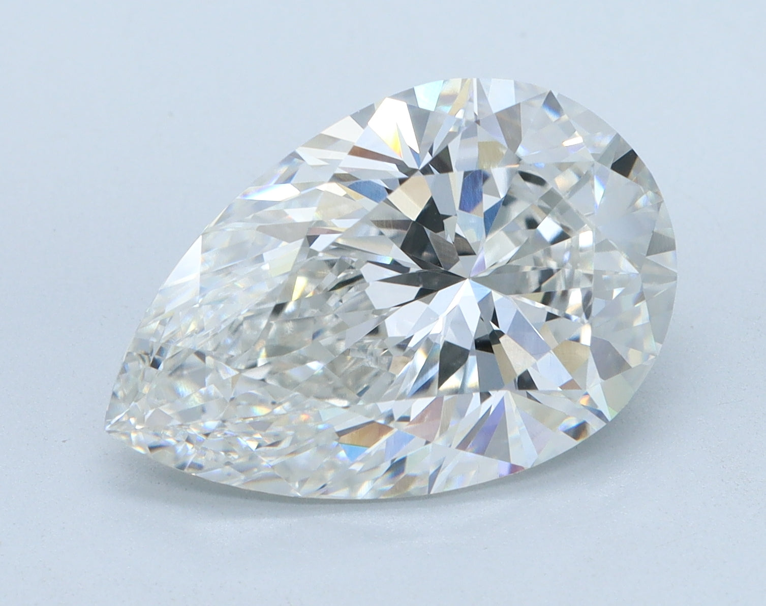 5.04ct Pear F VVS2 Lab Grown Diamond