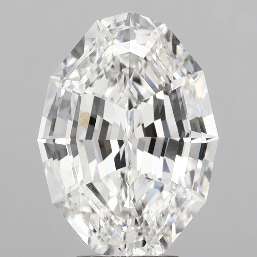 4.71ct Oval Step Cut F VS1 Lab Grown Diamond