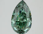 2.25ct Pear Green VVS2 Lab Grown Diamond