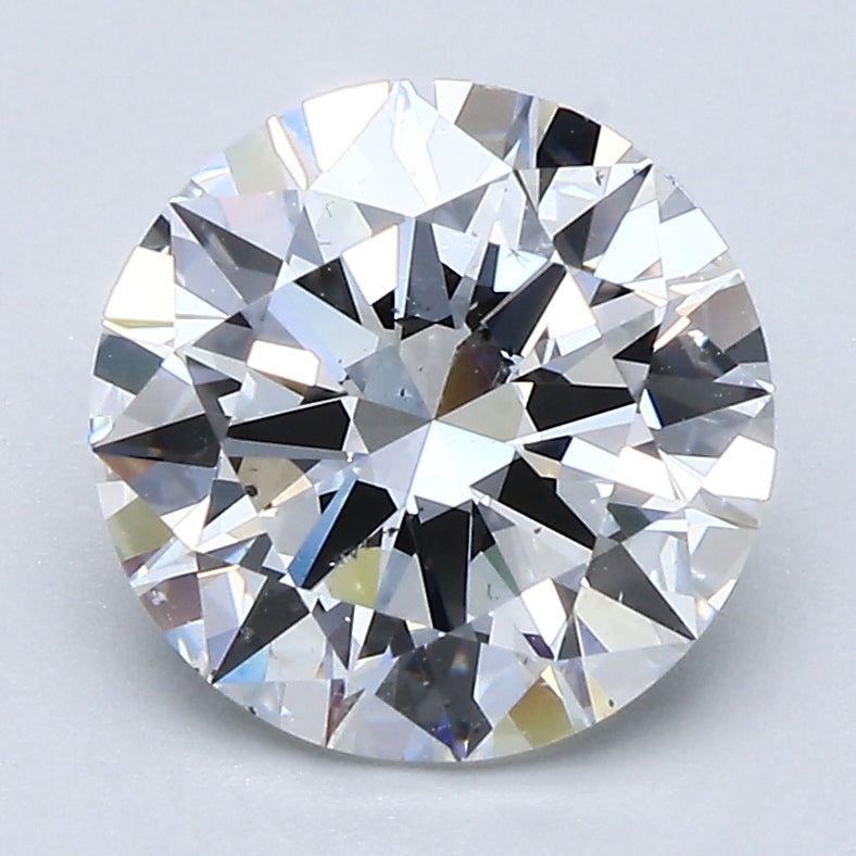 2.53ct Round F SI1 Natural Diamond