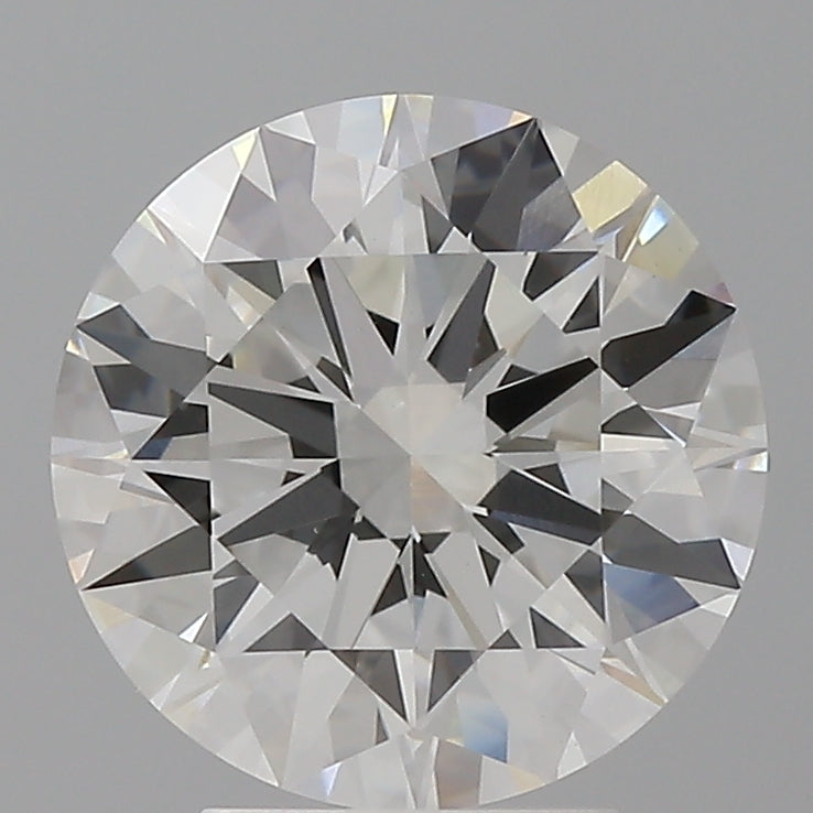 3.58ct Round F VVS2 Lab Grown Diamond