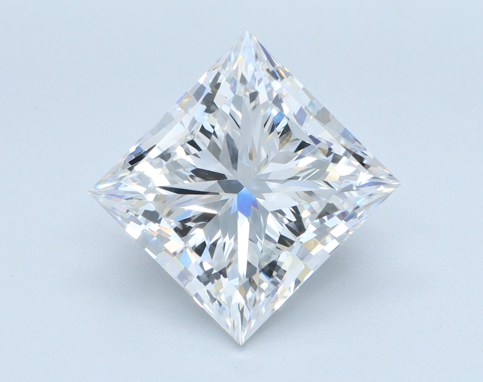 5.03ct Princess D VVS2 Lab Grown Diamond