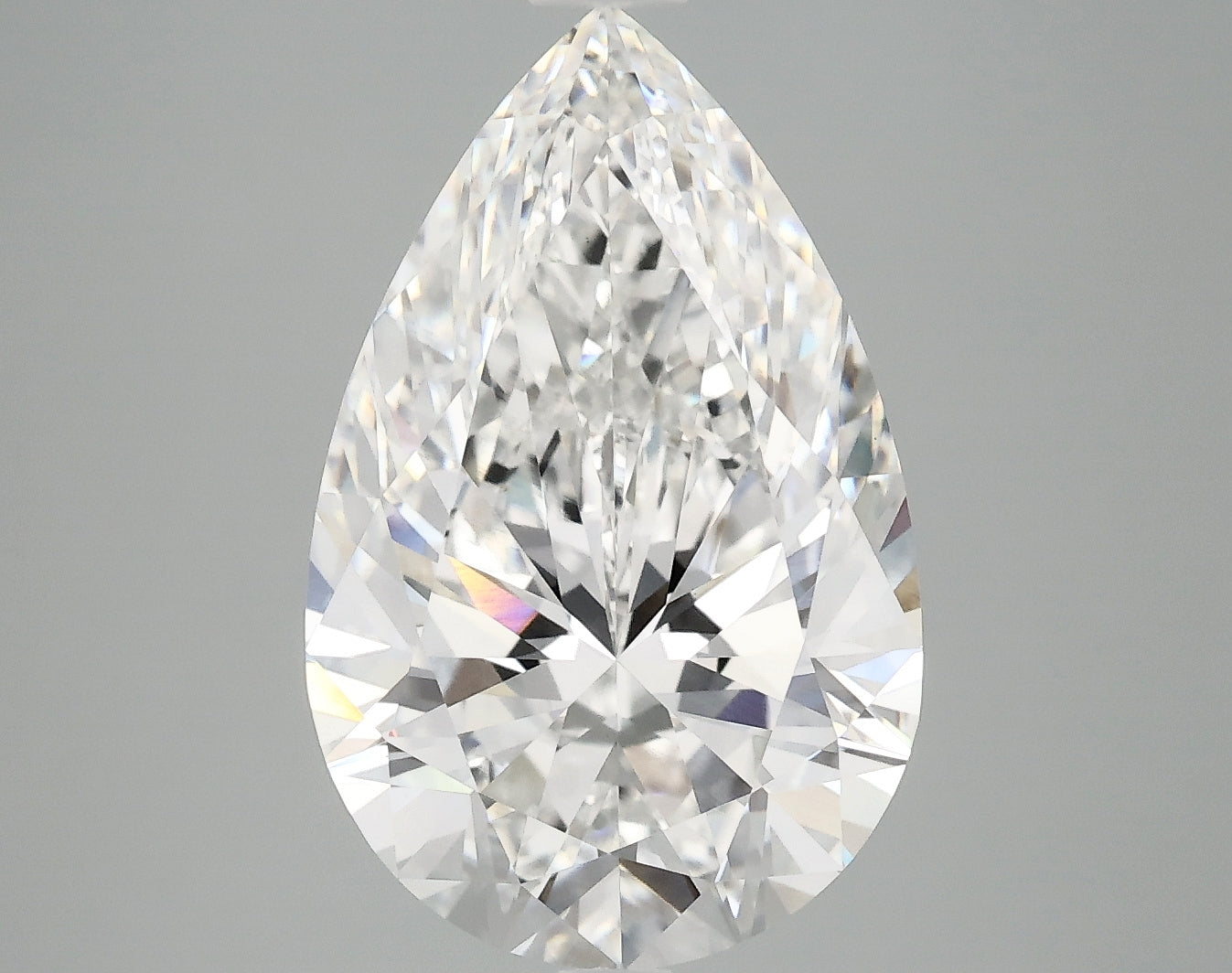 5.92ct Pear F VVS2 Lab Grown Diamond