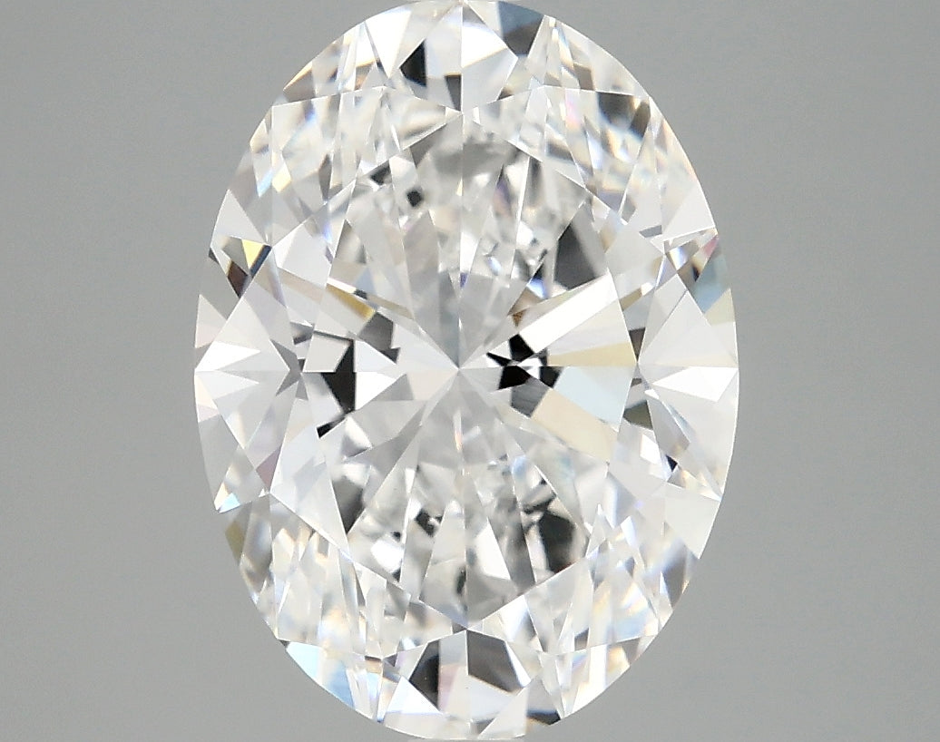 4.1ct Oval D VVS2 Lab Grown Diamond