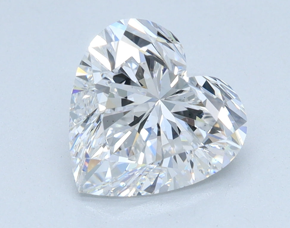 1.55ct Heart D VS2 Lab Grown Diamond