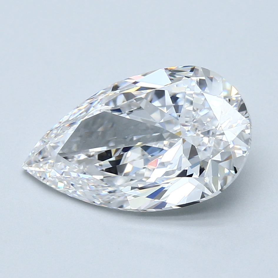 3.7ct Pear E VS1 Natural Diamond