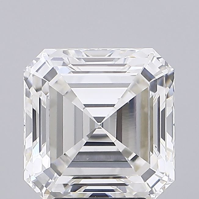 4.16ct Asscher F VVS2 Lab Grown Diamond