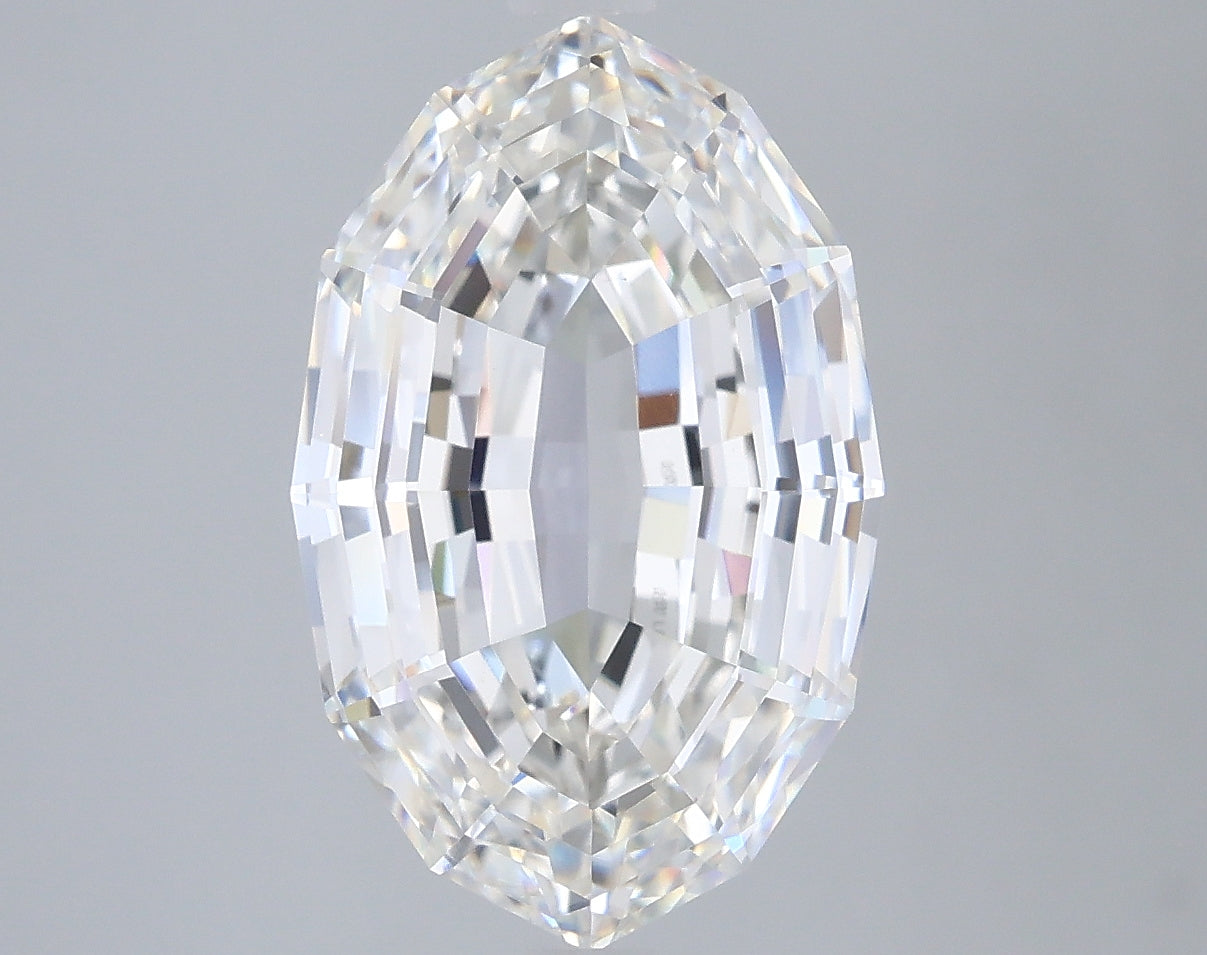 5.03ct Oval Step Cut F VS1 Lab Grown Diamond