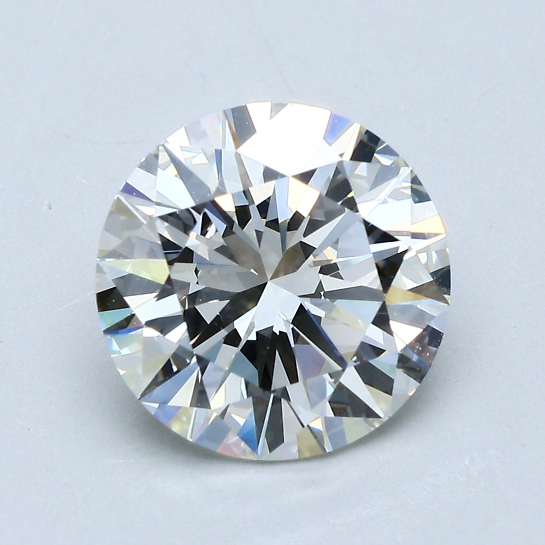 3.57ct Round J VVS2 Natural Diamond