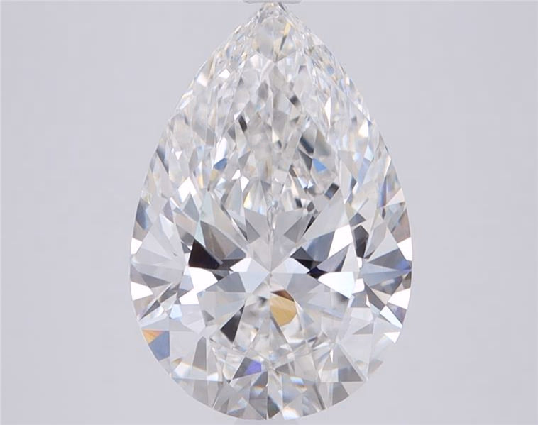 5.02ct Pear F VVS2 Lab Grown Diamond