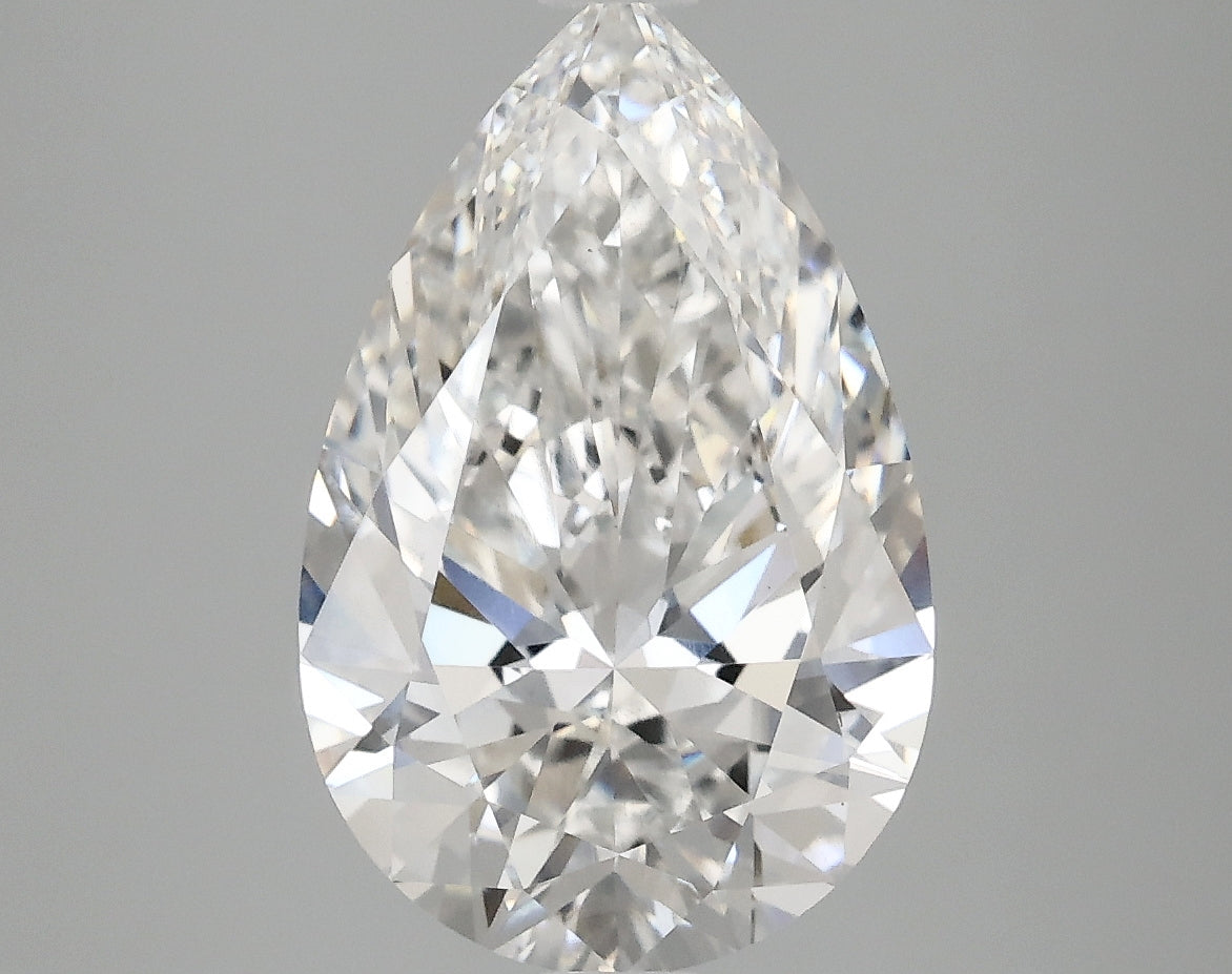 3.91ct Pear F VS1 Lab Grown Diamond
