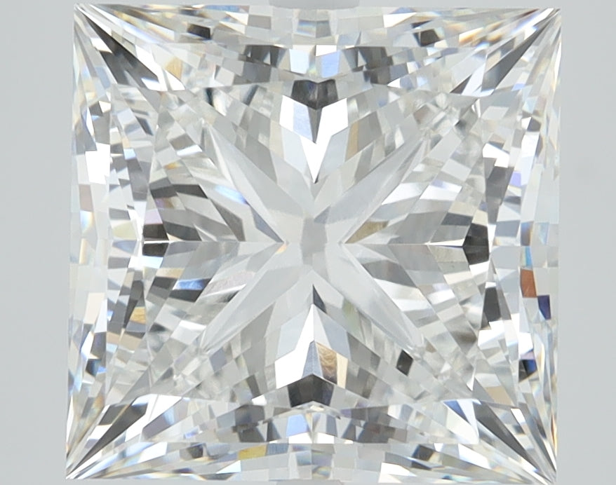 5.52ct Princess F VVS2 Lab Grown Diamond