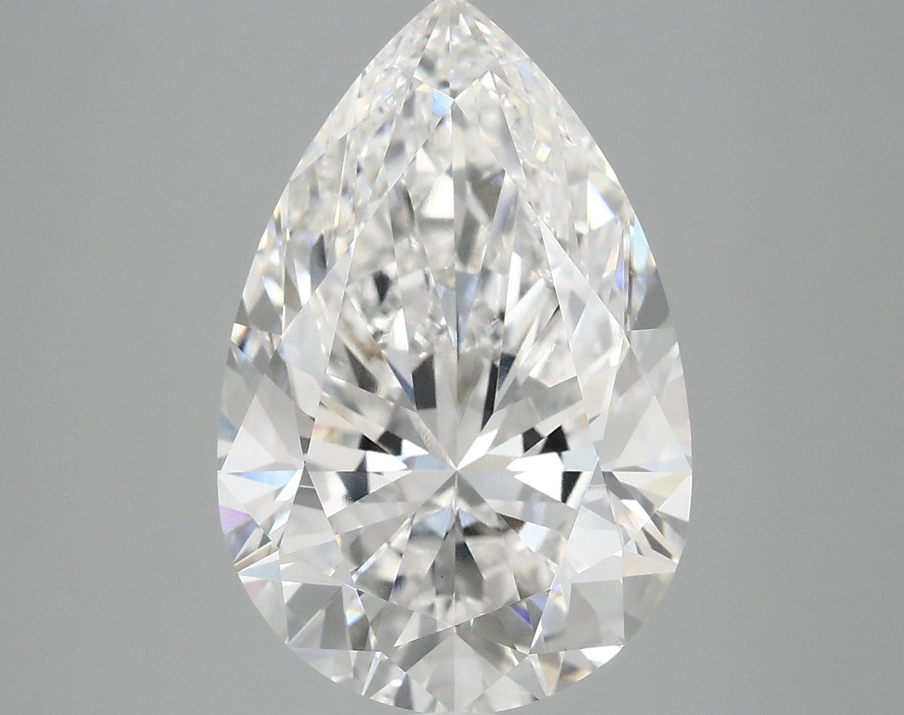 5.96ct Pear E VS1 Lab Grown Diamond