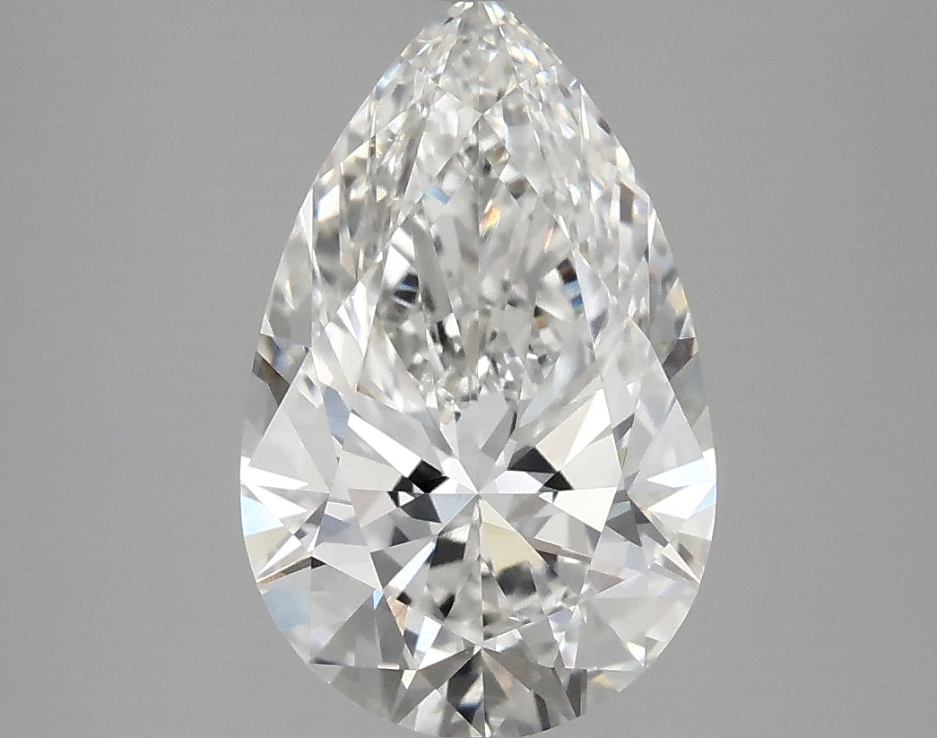 2.89ct Pear F VVS2 Lab Grown Diamond