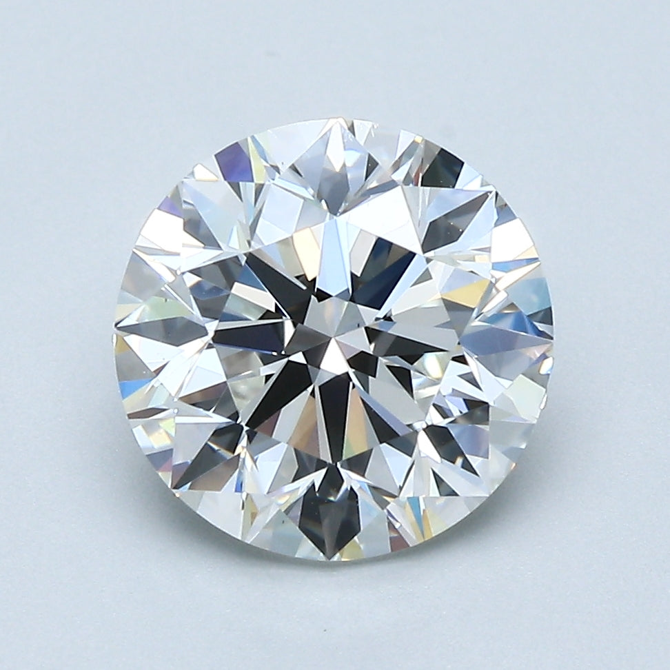 2.81ct Round F VS1 Natural Diamond
