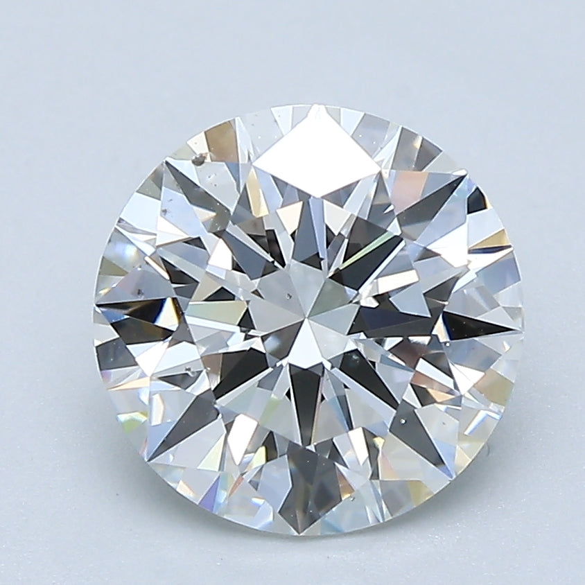 2.4ct Round F SI1 Natural Diamond