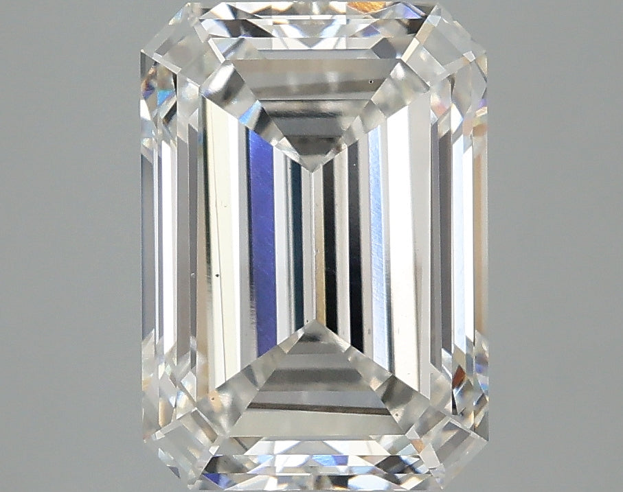 3.96ct Emerald F VS2 Lab Grown Diamond