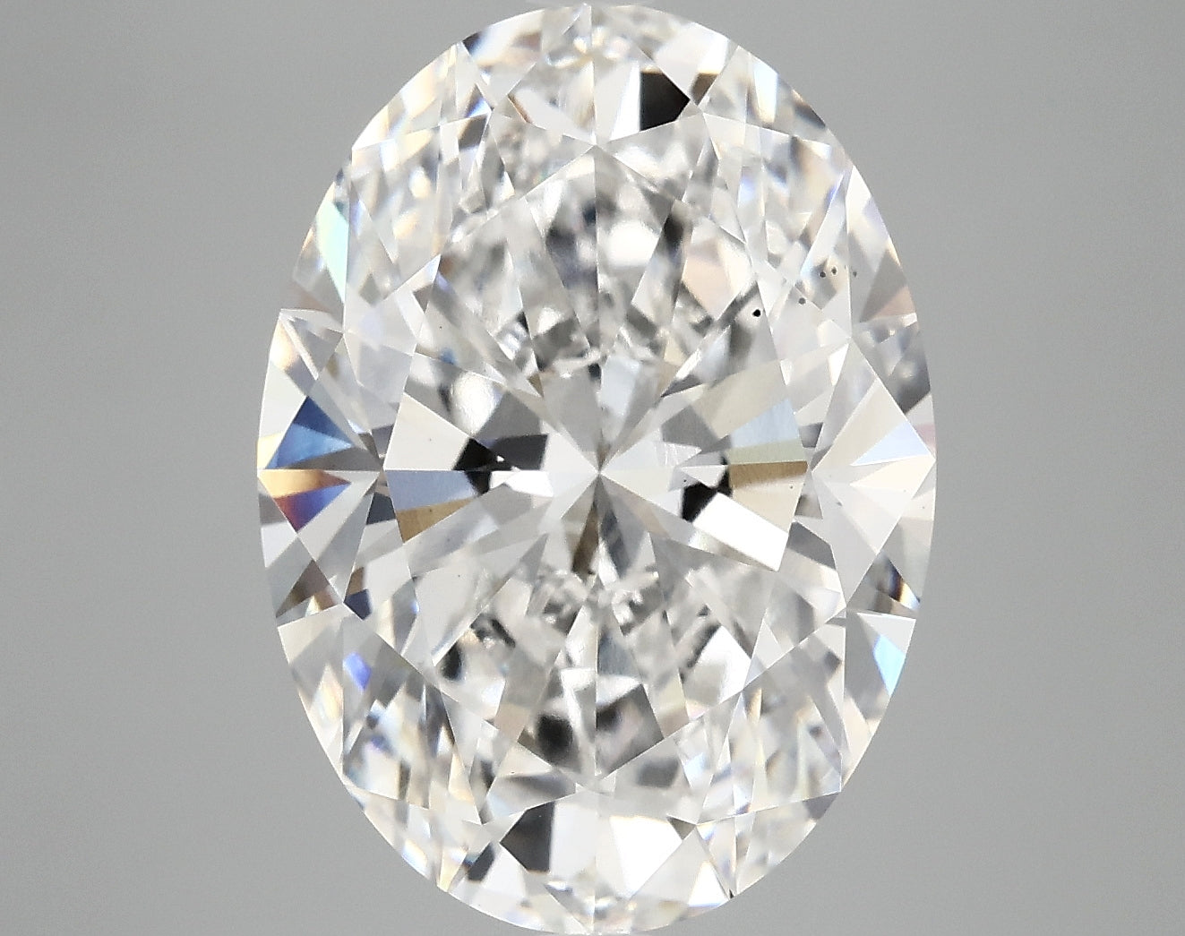 7.16ct Oval E VS2 Lab Grown Diamond
