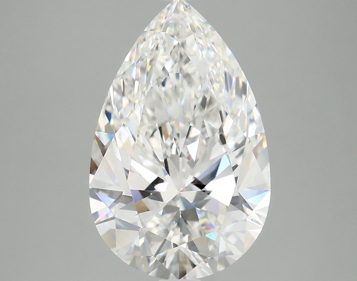 4.1ct Pear D VVS2 Lab Grown Diamond