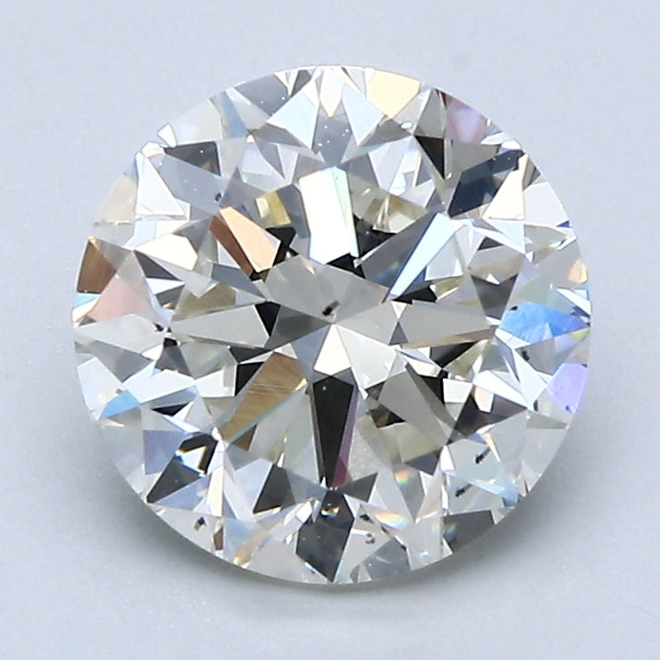 2.21ct Round H SI1 Natural Diamond