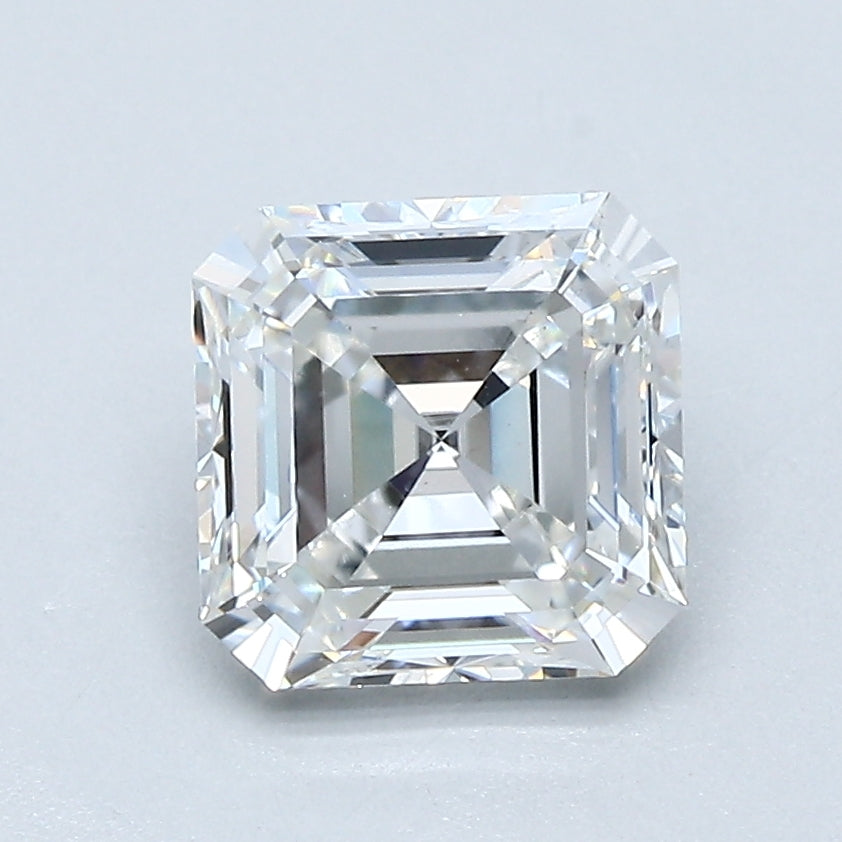 1.53ct Asscher F SI1 Natural Diamond