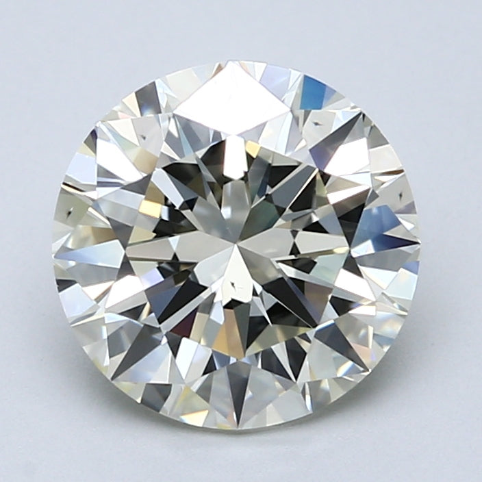 3.01ct Round M VS2 Natural Diamond