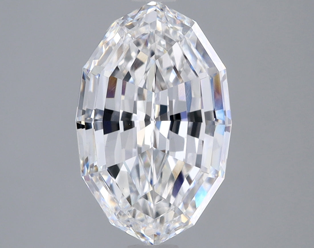 3.1ct Oval Step Cut D VVS2 Lab Grown Diamond