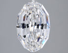 3.1ct Oval Step Cut D VVS2 Lab Grown Diamond