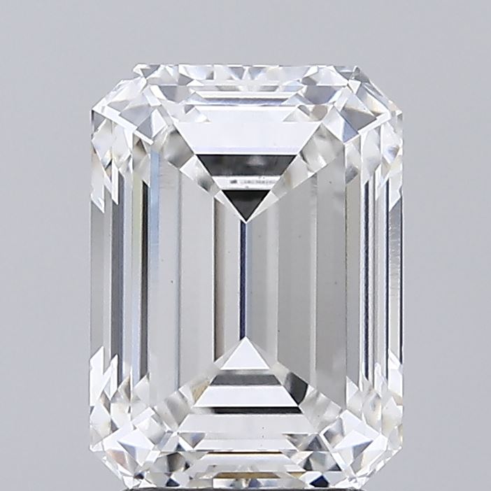 3.15ct Emerald F VS1 Lab Grown Diamond