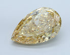 11.26ct Pear YELLOW VVS2 Lab Grown Diamond