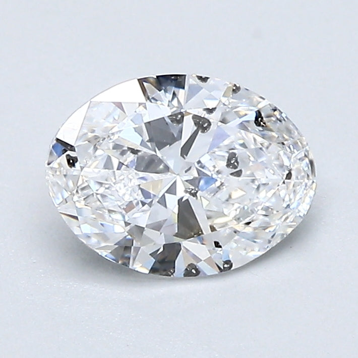 0.9ct Oval D I1 Natural Diamond