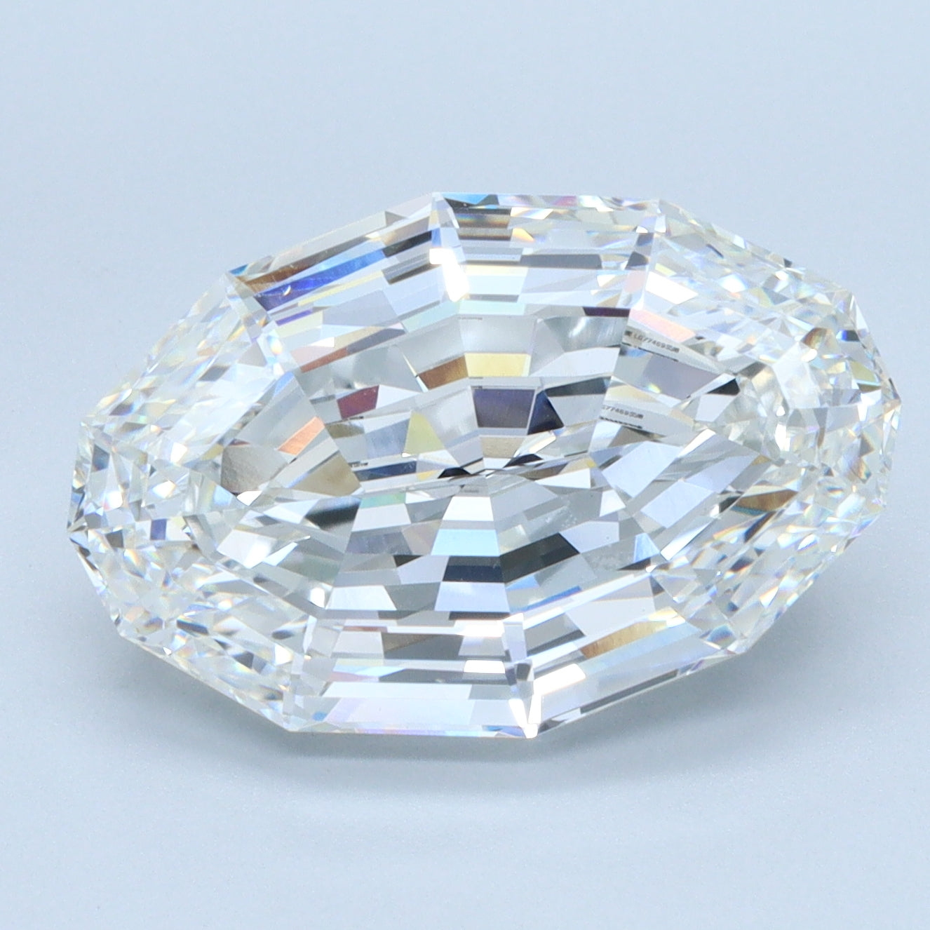 6.07ct Step Oval E VVS2 Lab Grown Diamond