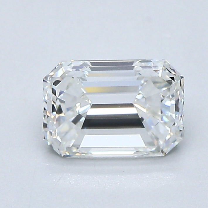 1.02ct Emerald F VVS1 Natural Diamond