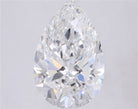 3.76ct Pear E VVS2 Lab Grown Diamond