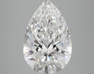 4.1ct Pear D VVS2 Lab Grown Diamond