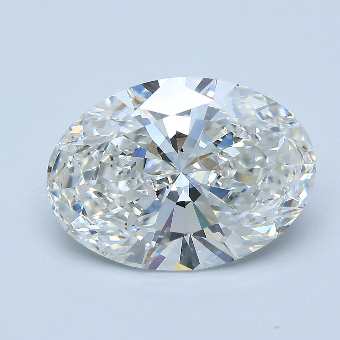 5.56ct Oval F VS2 Lab Grown Diamond