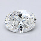 1.3ct Oval F SI2 Natural Diamond