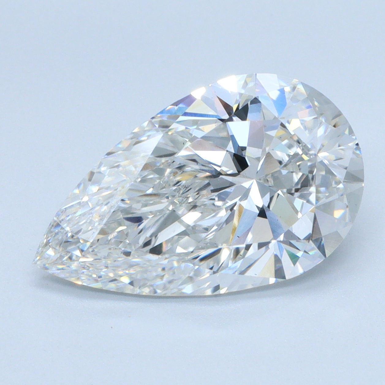 3.53ct Pear F VS2 Lab Grown Diamond