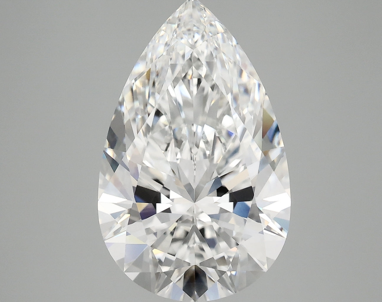 5.08ct Pear D VVS2 Lab Grown Diamond