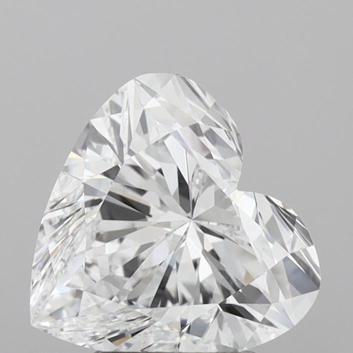 3ct Heart D IF Lab Grown Diamond