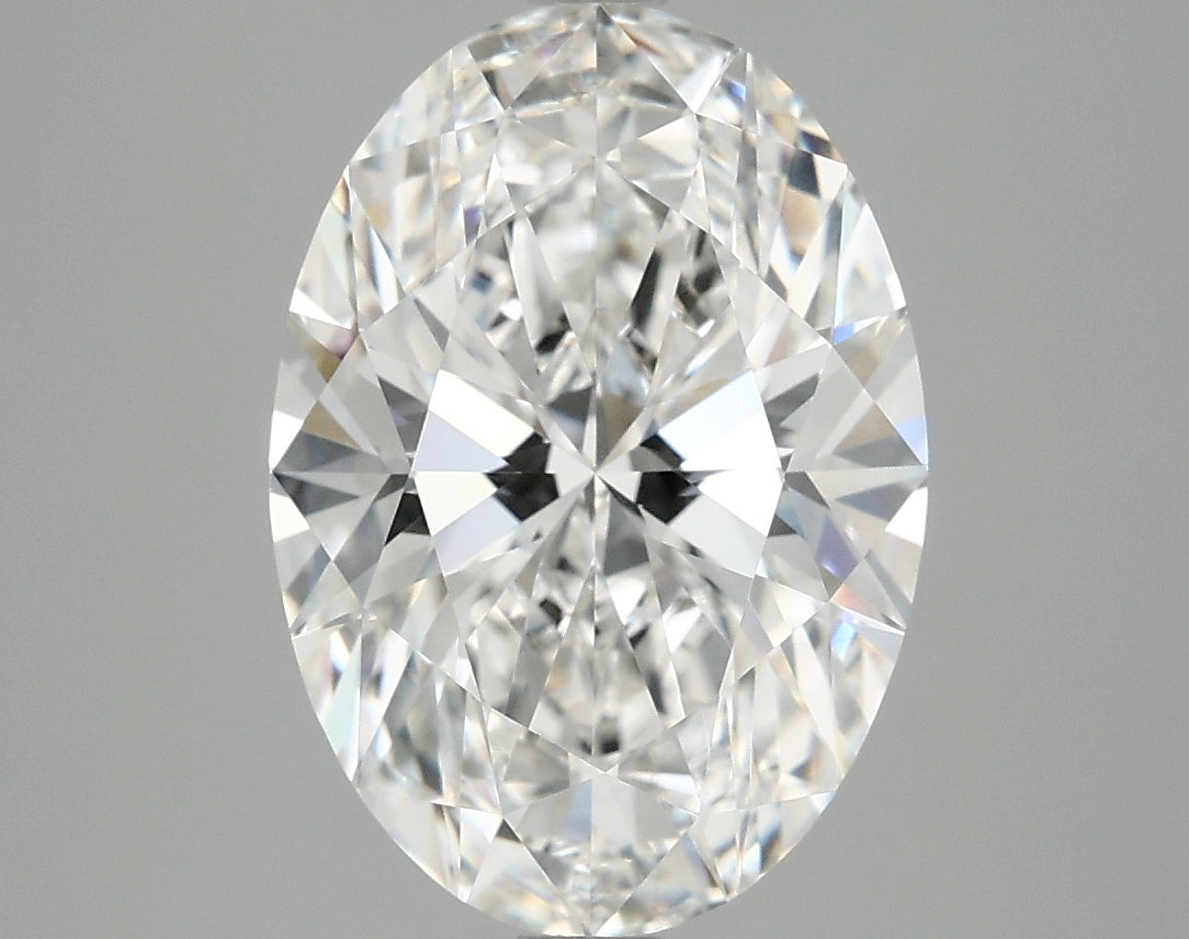 3.74ct Oval F VVS2 Lab Grown Diamond