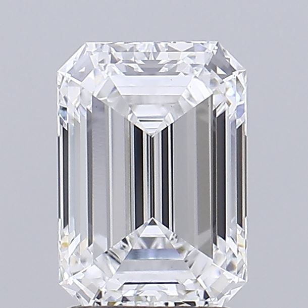 1.7ct Emerald D VS1 Lab Grown Diamond